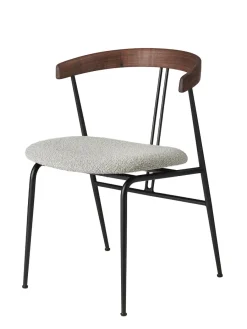 Violin Dining Chair, american walnut fra<GUBI Online