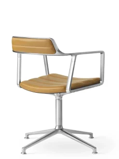 452 Swivel Chair, camel læder fra<Vipp Online