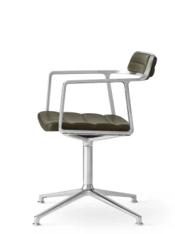 452 Swivel Chair, camel læder fra<Vipp Online