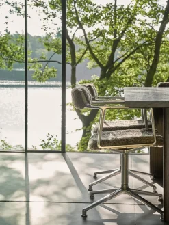 452 Swivel Chair, camel læder fra<Vipp Online