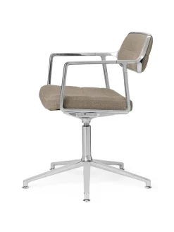 453 Swivel+ Chair, dark sand tekstil fra<Vipp Best