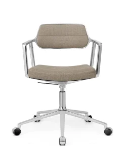 453 Swivel+ Chair m/hjul, bosco grøn læder fra<Vipp New