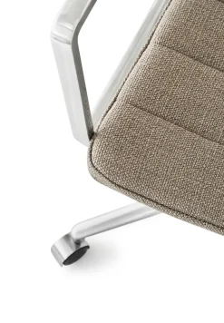452 Swivel Chair m/hjul, camel læder fra<Vipp