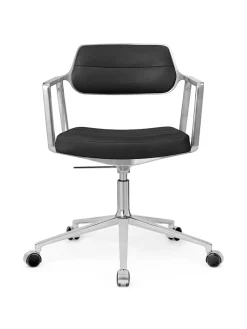 453 Swivel+ Chair m/hjul, dark sand tekstil fra<Vipp New