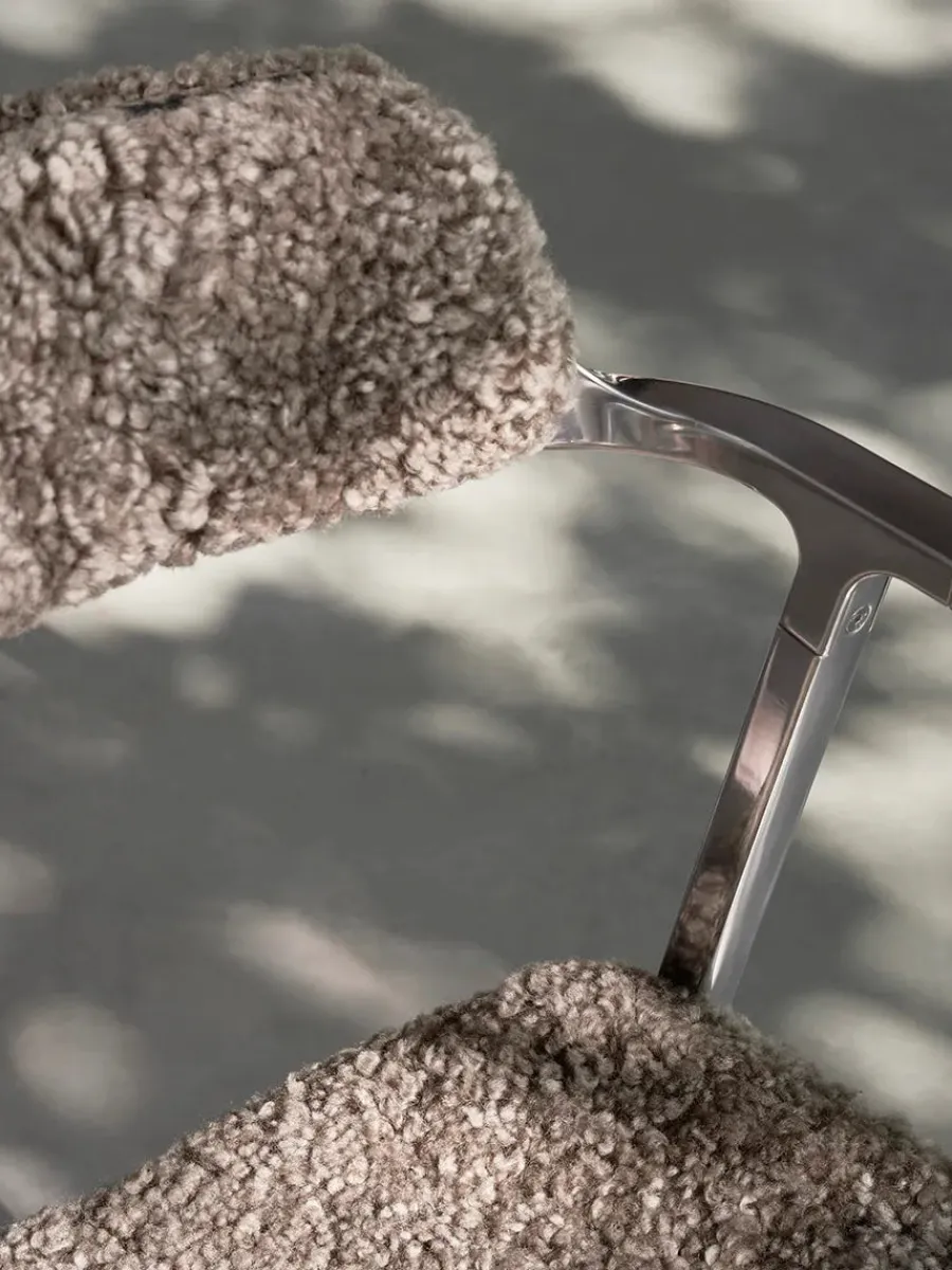 452 Swivel Chair, sort læder fra<Vipp Clearance