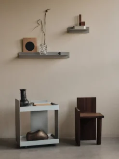 Virelle Vase Clear, H18 fra<Ferm Living Clearance