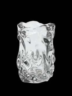 Virelle Vase Clear, H18 fra<Ferm Living Clearance