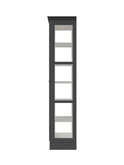 Vitrineskab Classic V2, antracit fra<Lindebjerg Design