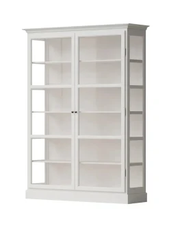 Vitrineskab Classic V2, hvid fra<Lindebjerg Design