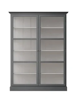 Vitrineskab Classic V2, hvid fra<Lindebjerg Design