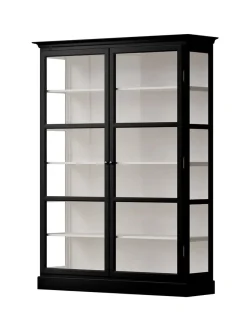 Vitrineskab Classic V2, sort fra<Lindebjerg Design New