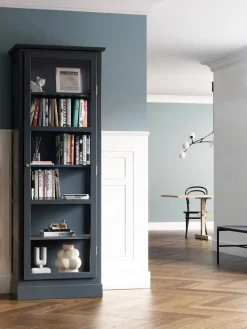 Vitrineskab N1, antracit fra<Lindebjerg Design Discount