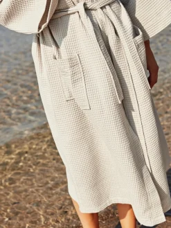 Waffle badekåbe, glacier multi fra<HAY Best