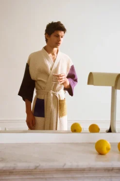 Waffle Badekåbe, grå fra<HAY New