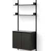 Wall Shelf Cabinet Tall w. Doors fra<New Works New