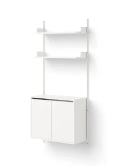 Wall Shelf Cabinet Tall w. Doors fra<New Works New