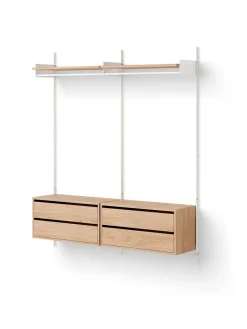 Wardrobe Shelf Cabinets w. Drawers fra<New Works Clearance