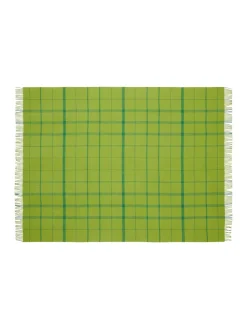 Warp & Weft Plaid, lime/grass fra<Silkeborg Uldspinderi Best