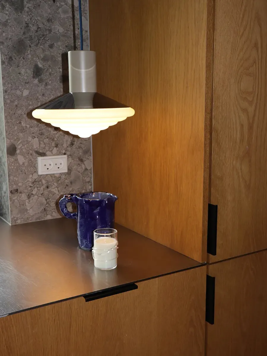 Whipped Pendant Lamp, all chrome fra<LEO Objects Discount