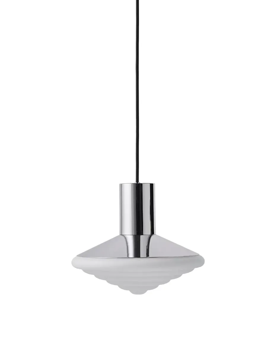 Whipped Pendant Lamp, all chrome fra<LEO Objects Discount