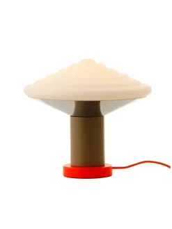 Whipped Table Lamp, luminous orange fra<LEO Objects Sale