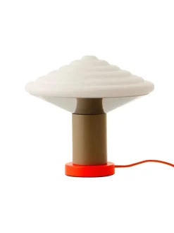Whipped Table Lamp, luminous orange fra<LEO Objects Sale