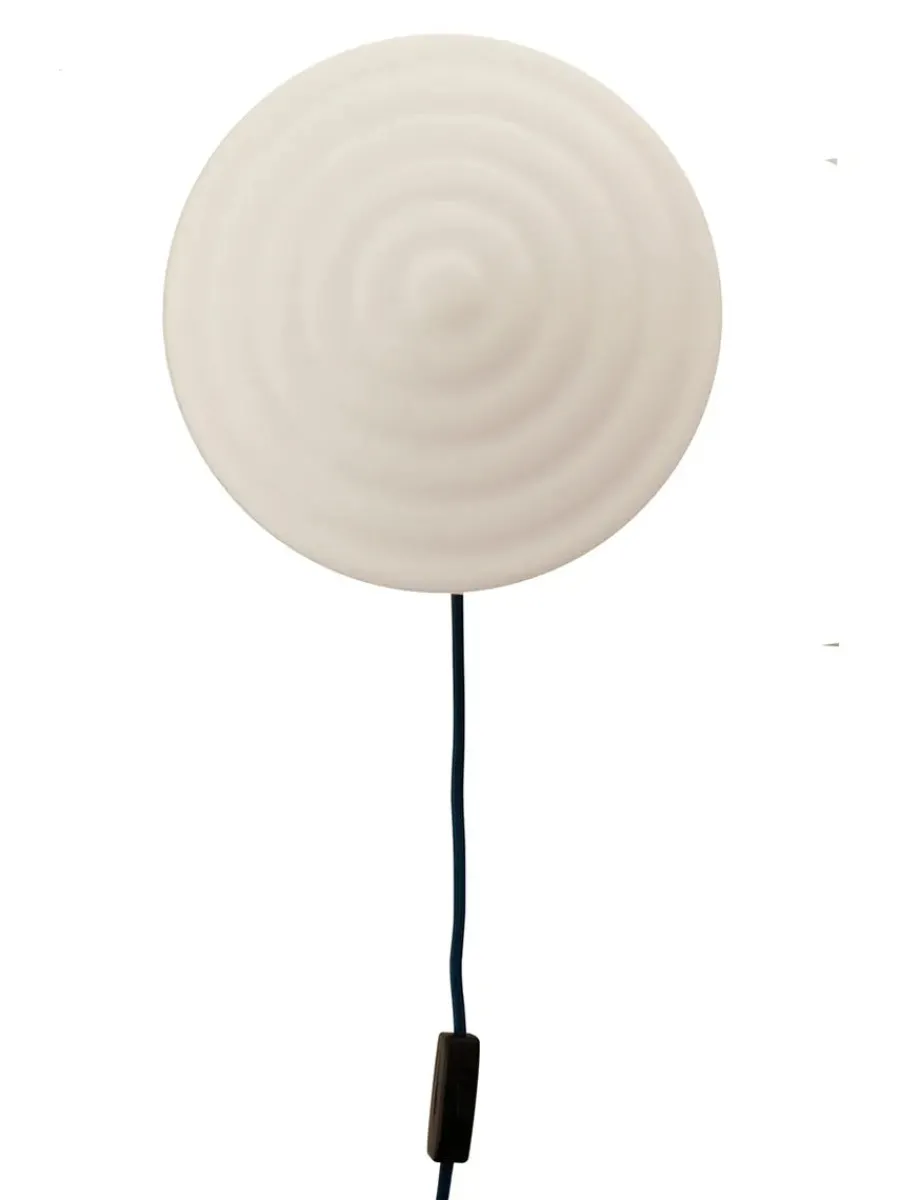 Whipped Wall Lamp, luminous orange fra<LEO Objects Best