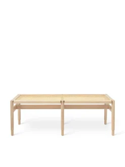 Winston bænk, mat lakeret eg fra<Mater Outlet