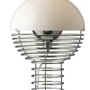 Wire Bordlampe Ø30, hvid af Verner Panton<Verpan