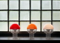 Wire portable bordlampe, Ø18 af Verner Panton<Verpan