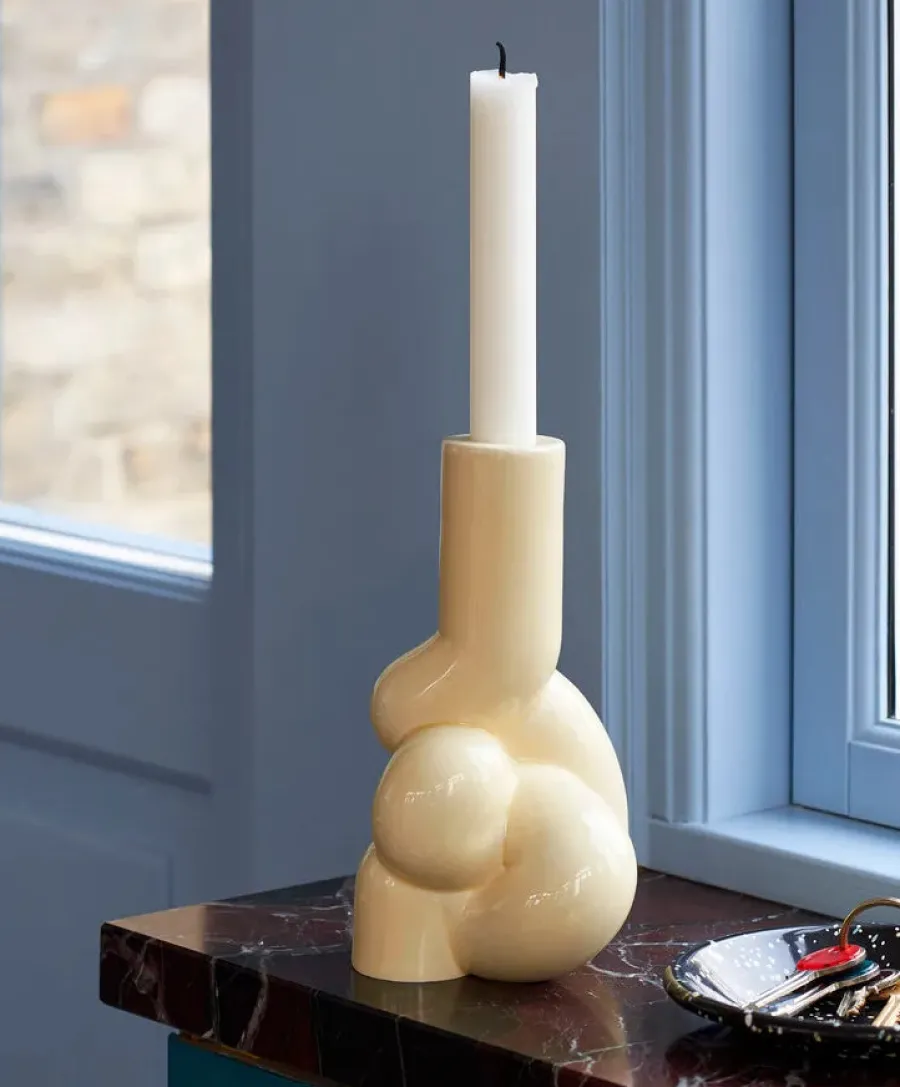 W&S lysestage, soft yellow fra<HAY Best