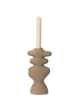 Yara Candle Holder Large, brown spot fra<Ferm Living Outlet