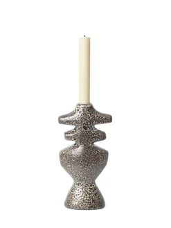 Yara Candle Holder Large, dark sand fra<Ferm Living Online