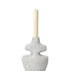Yara Candle Holder Medium, grey pumice fra<Ferm Living