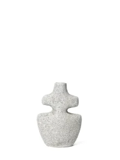 Yara Candle Holder Medium, grey pumice fra<Ferm Living