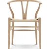 Y-stol CH24, Eg hvidolie af Hans J. Wegner<Carl Hansen & Søn Outlet