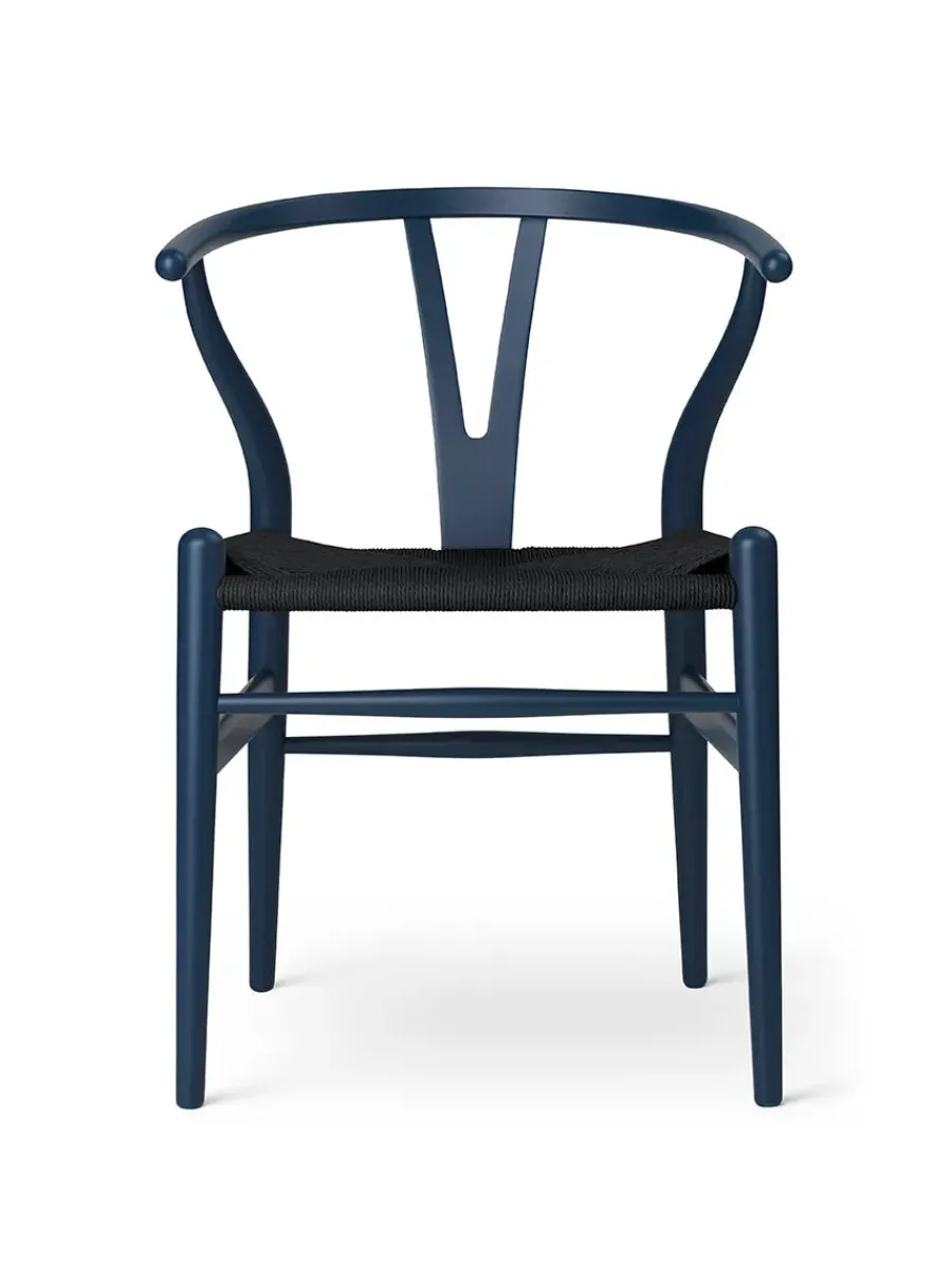Y-stol CH24 Soft Barley med sort flet af Hans J. Wegner<Carl Hansen & Søn Best