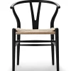 Y-stol CH24 Soft Black af Hans J. Wegner<Carl Hansen & Søn