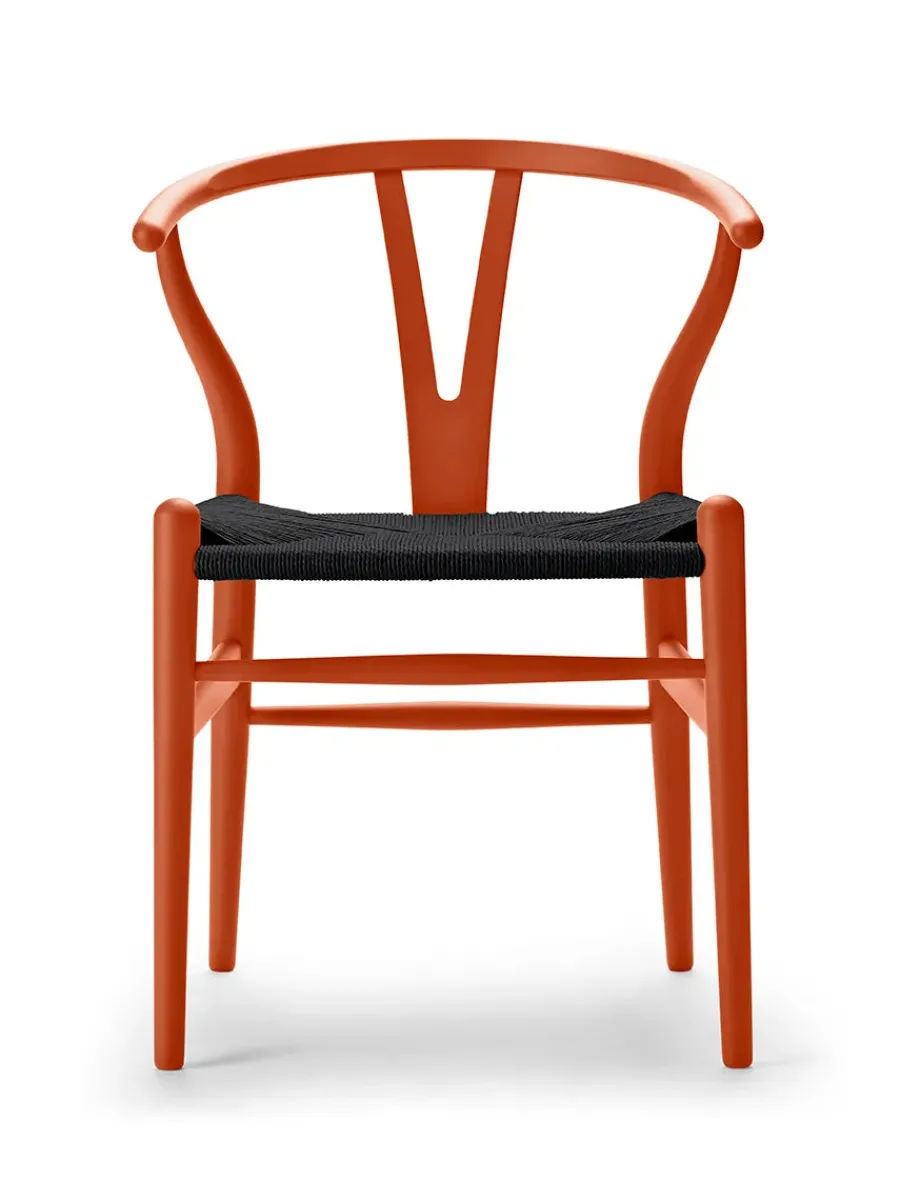 Y-stol CH24 Soft Clay med sort flet af Hans J. Wegner<Carl Hansen & Søn Clearance