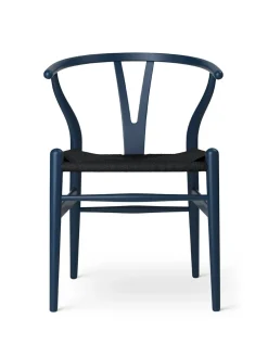 Y-stol CH24 Soft Falu med sort flet af Hans J. Wegner<Carl Hansen & Søn Hot