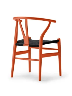 Y-stol CH24 Soft North Sea med sort flet af Hans J. Wegner<Carl Hansen & Søn Online