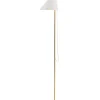 Yuh Brass gulvlampe fra<Louis Poulsen Outlet