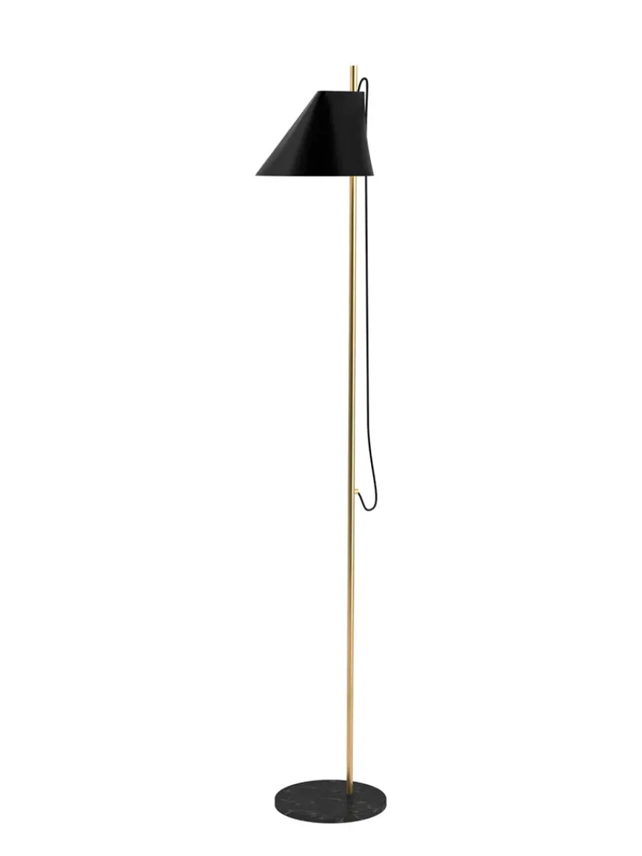 Yuh Brass gulvlampe fra<Louis Poulsen Outlet